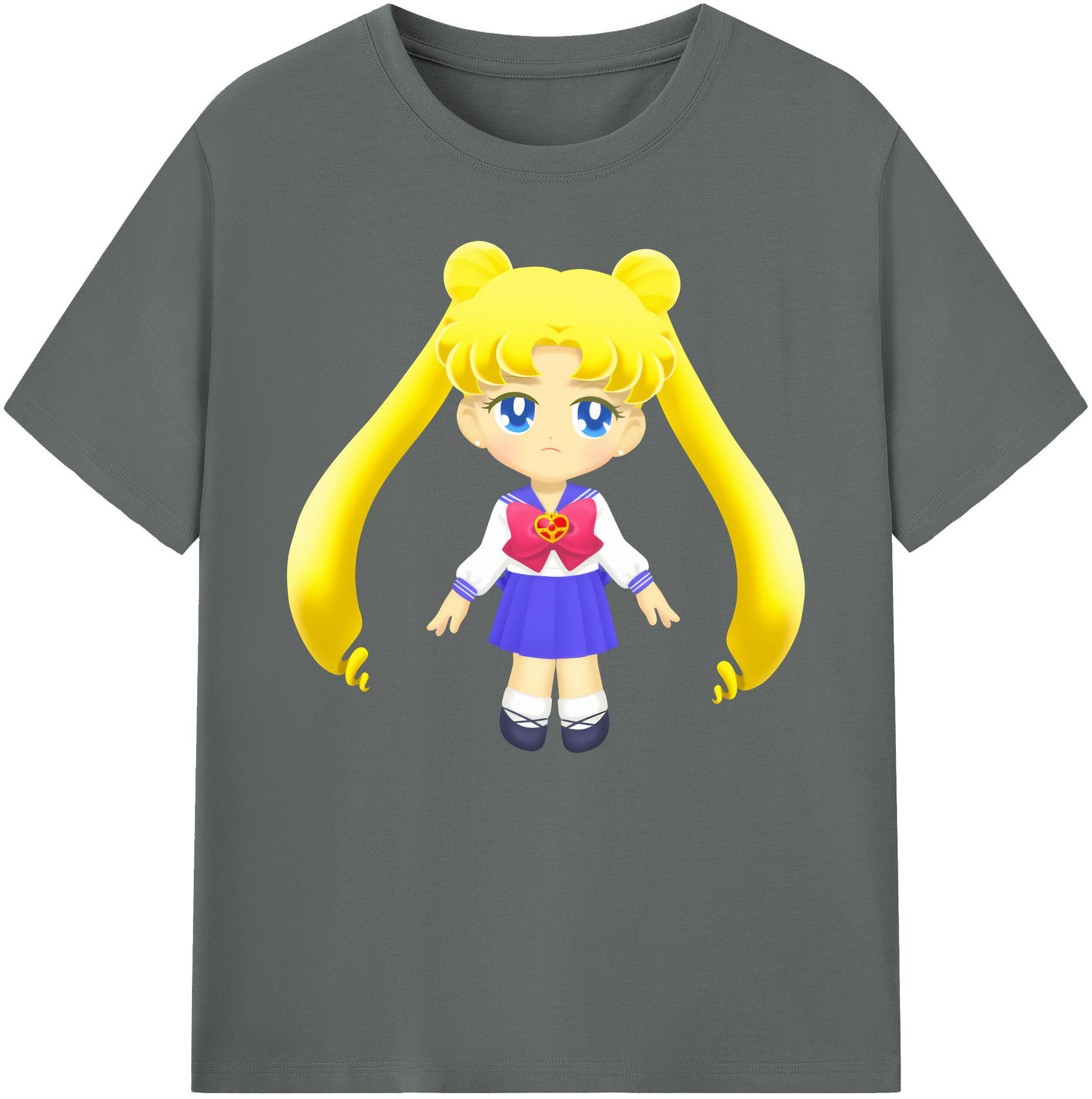 （画像用） 美少女戦士セーラームーン 愛野 美奈子 あいの みなこ Sailor Moon Aino Minako 綿100％ メンズ半袖Tシャツ｜肌触りやわらか＆通気性